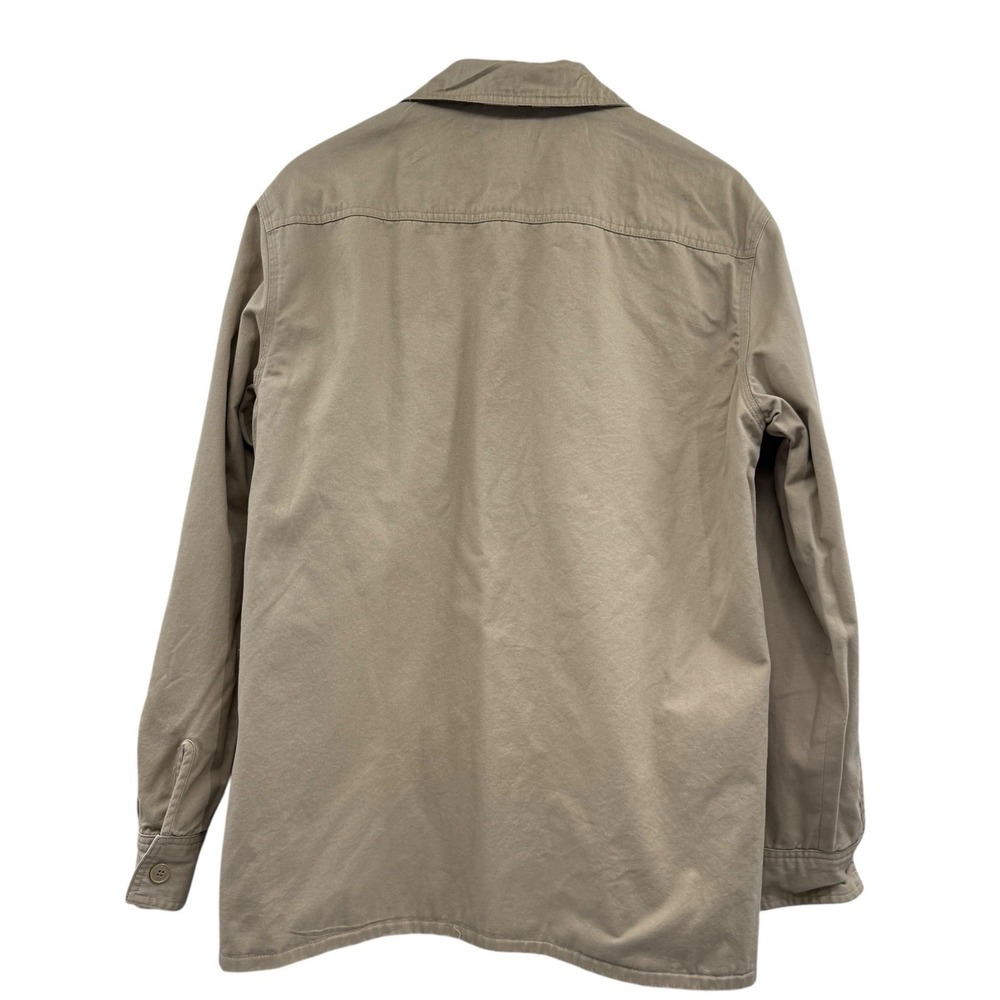 Dogg Supply By Snoop Dogg Button Down Shirt Men Size M Camouflage Reversible Tan - Picture 11 of 11